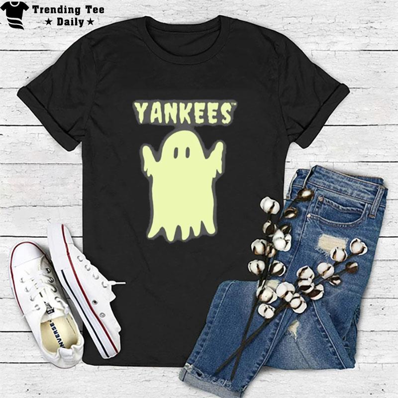 New York Yankees Ghost Season Crop Halloween 2022 T-Shirt