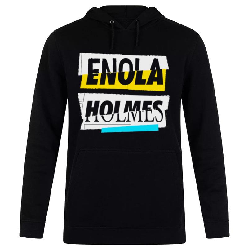 Newspaper Enola Holmes Style Hoodie