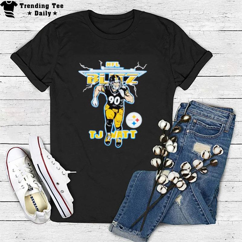 Nfl Blitz Steelers Tj Wat T-Shirt