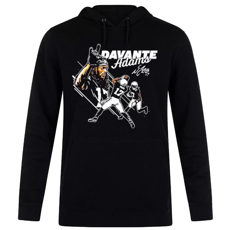 Nfl Davante Adams Las Vegas Raiders Football Signature Hoodie