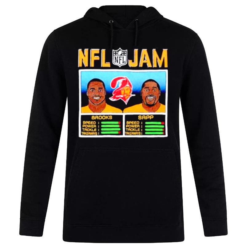 Nfl Jam Derrick Brooks And Warren Sapp Tampa Bay Buccaneers Hoodie