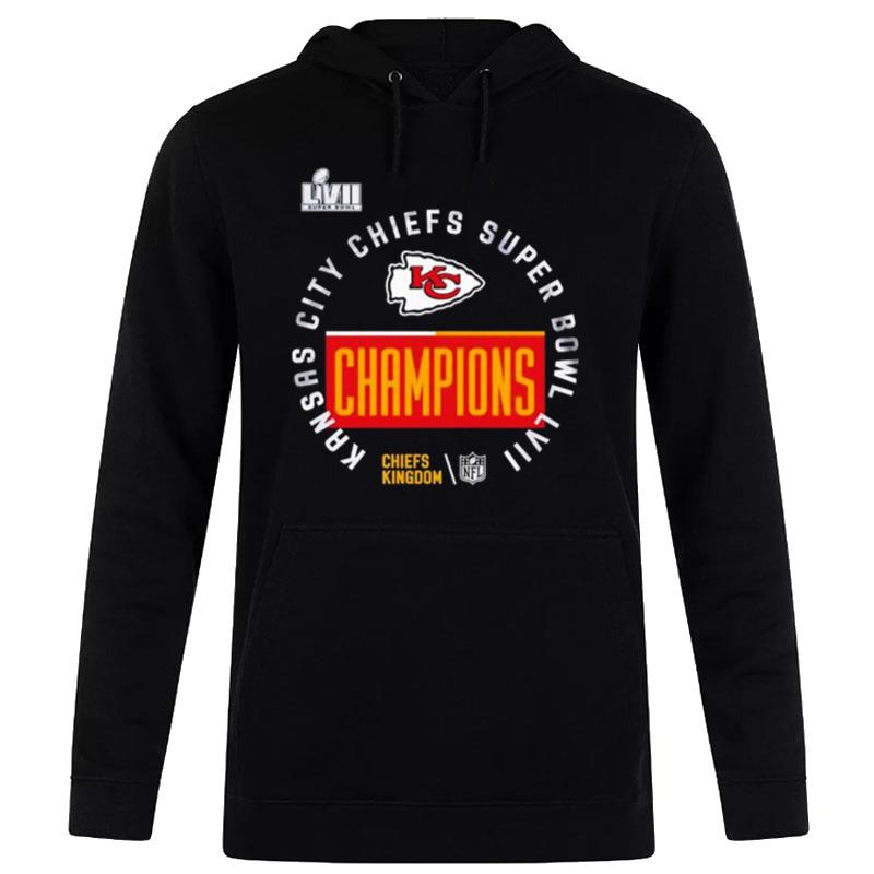 Nfl Kansas City Chiefs Win Super Bowl Lvii Champions Chiefs Kingdom Hoodie