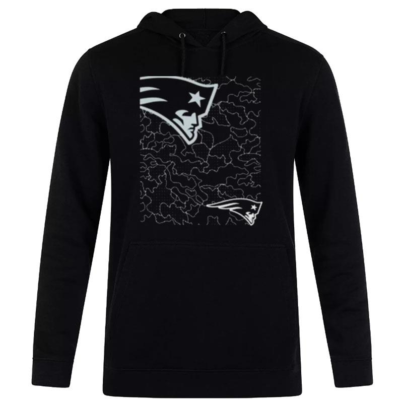 Nfl New England Patriots Reflective Logo 2022 Hoodie