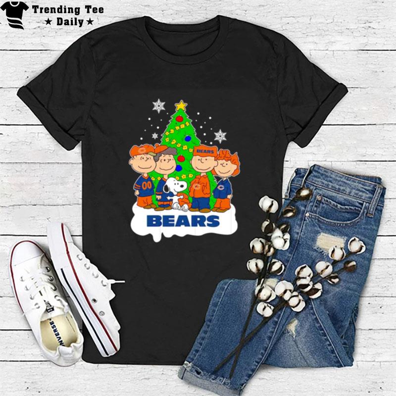 Nfl Snoopy The Peanuts Chicago Bears Christmas 2022 T-Shirt
