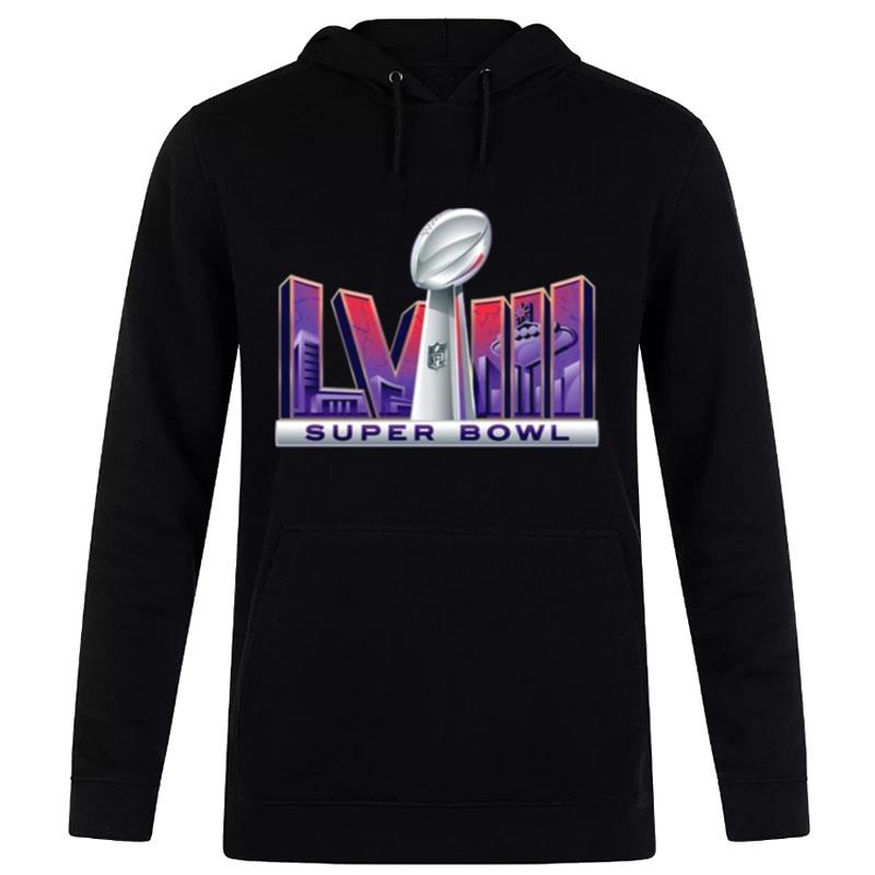 Nfl Super Bowl Lviii 2023 Logo Hoodie