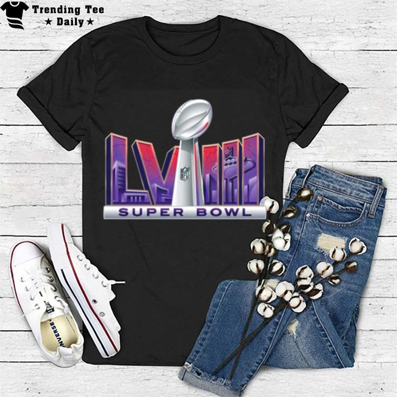 Nfl Super Bowl Lviii 2023 Logo T-Shirt