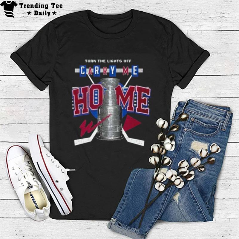 Nhl 2022 Stanley Cup Champions Colorado Avalanche Champions Turn The Lights Off Carry Me Home T-Shirt