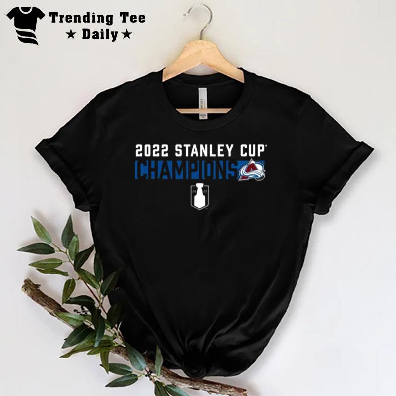 Nhl Colorado Avalanche 2022 Stanley Cup Champions Back Check T-Shirt