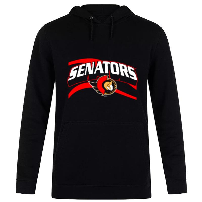 Nhl Ottawa Senators Black Team Jersey Inspired Hoodie