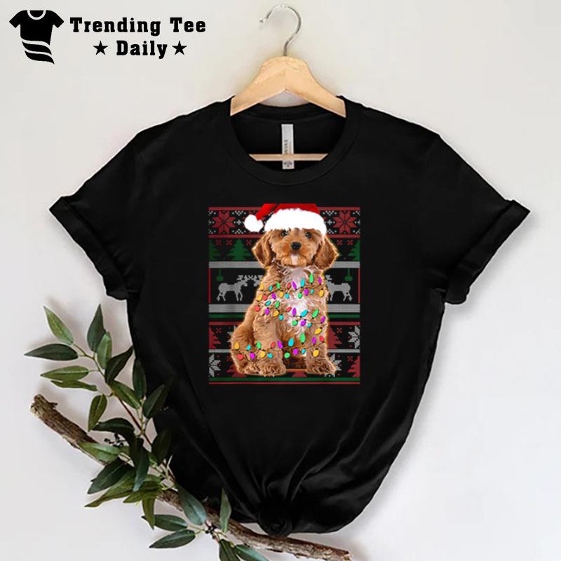 Nice Cockapoo Ugly Christmas Gif T-Shirt