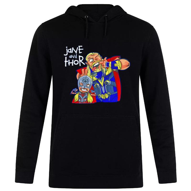 Nice Jane And Thor Love And Thunder Hoodie