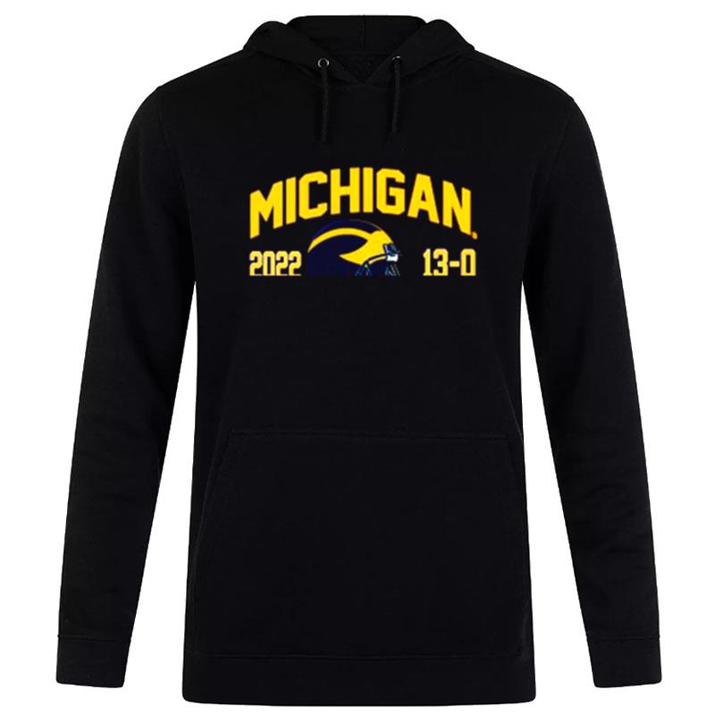 Nice University Of Michigan Football 2022 Big Ten Champions 13 0 Undefeated Season Hoodie