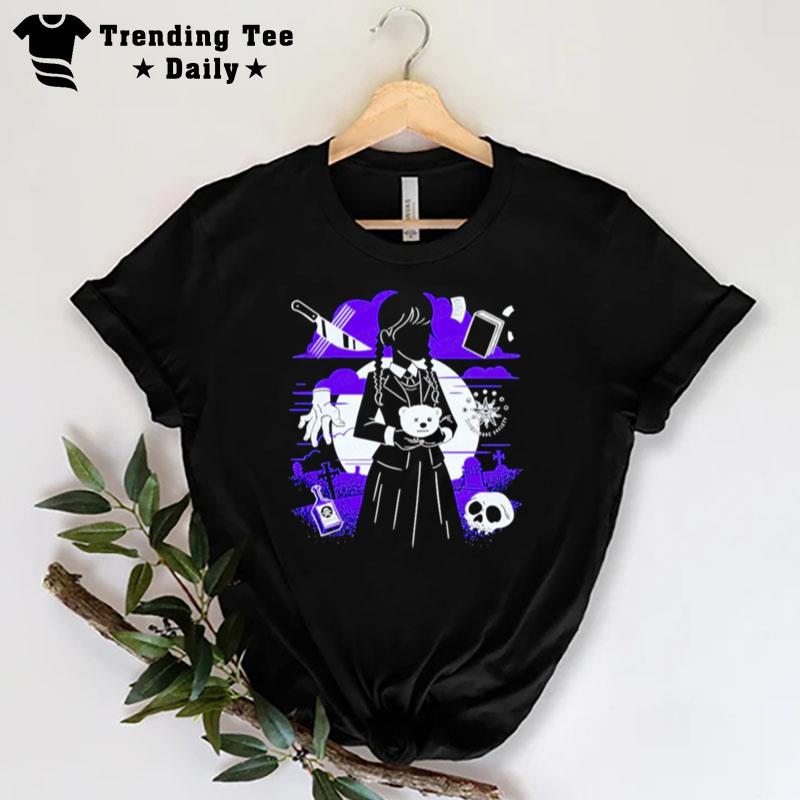 Nice Wednesday Torturer Purple Horror T-Shirt