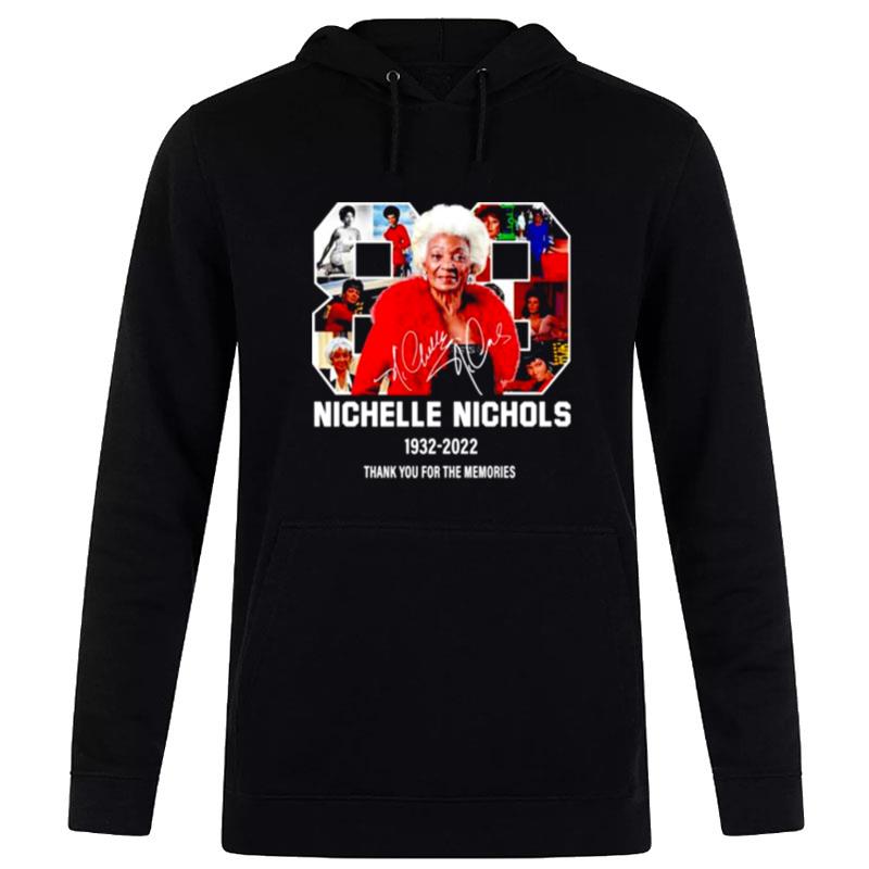 Nichelle Nichols 1932 2022 Thank You For The Memories Signature Hoodie