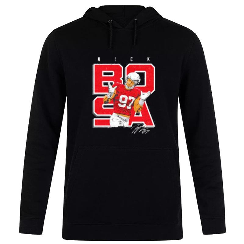 Nick Bosa San Francisco 49Ers Shrugs Hoodie