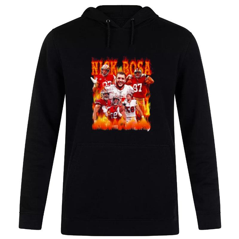 Nick Bosa Vintage 90S Nick Bosa Football Hoodie