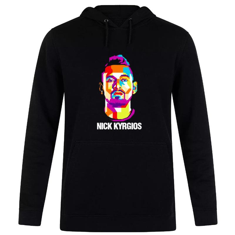 Nick Kyrgios Tennis Vector Ar Hoodie