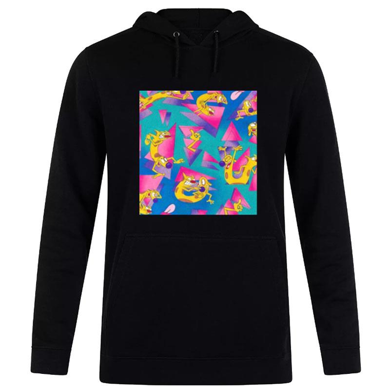 Nickelodeon Catdog 90S Pattern Hoodie