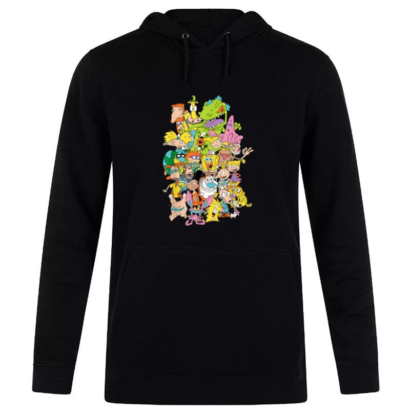 Nickelodeon Complete Nick 90S Throwback Character Hoodie