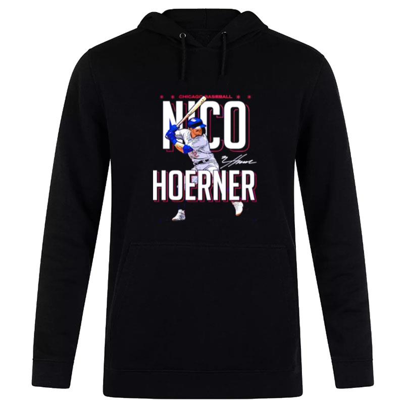 Nico Hoerner Player Chicago Baseball Signature Hoodie