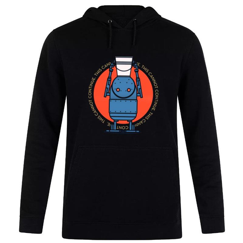 Nier Automata Robot This Cannot Continue Hoodie