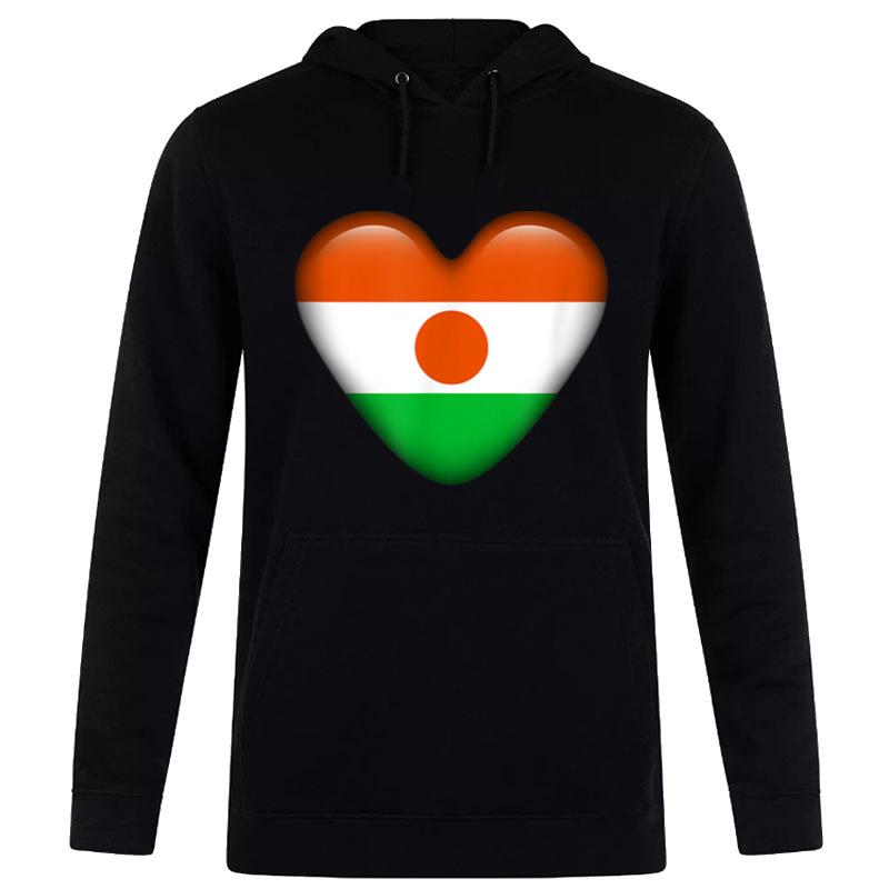 Niger Love Heart Country Flag Hoodie