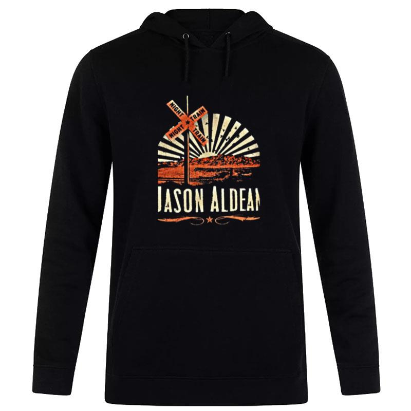 Night Train Cerita Jason Aldean Menarik Vintage Hoodie