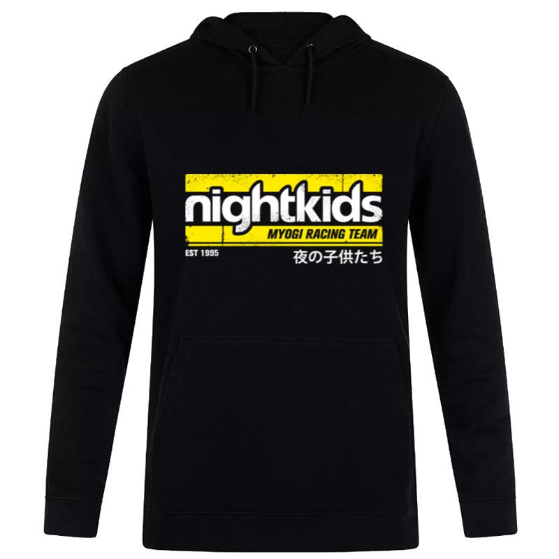 Nightkids Tee White Initial D Hoodie