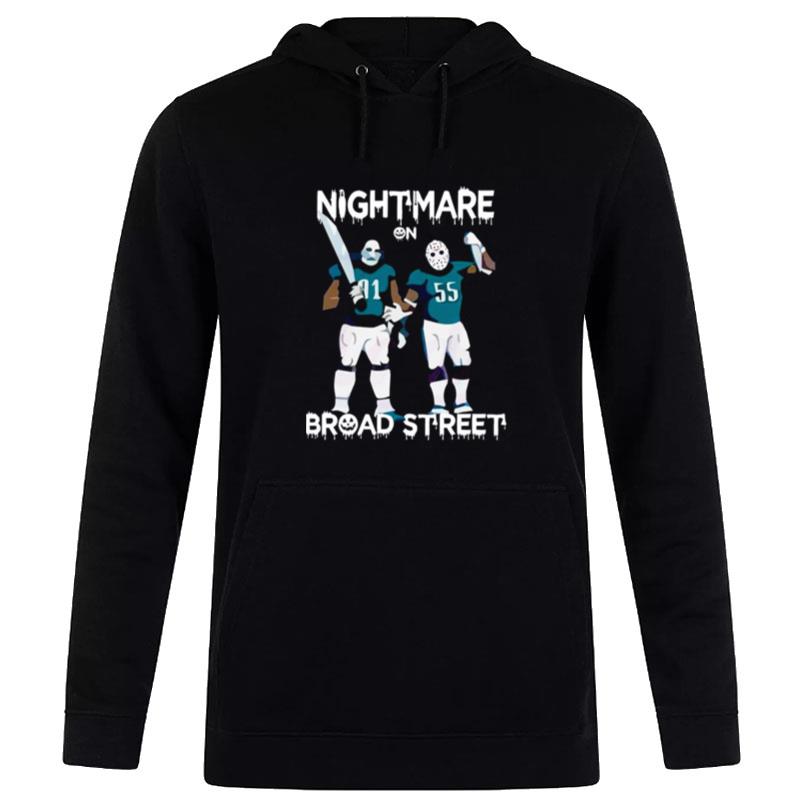 Nightmare On Broad Street Philadelphia Eagles Super Bowl Lvii Hoodie