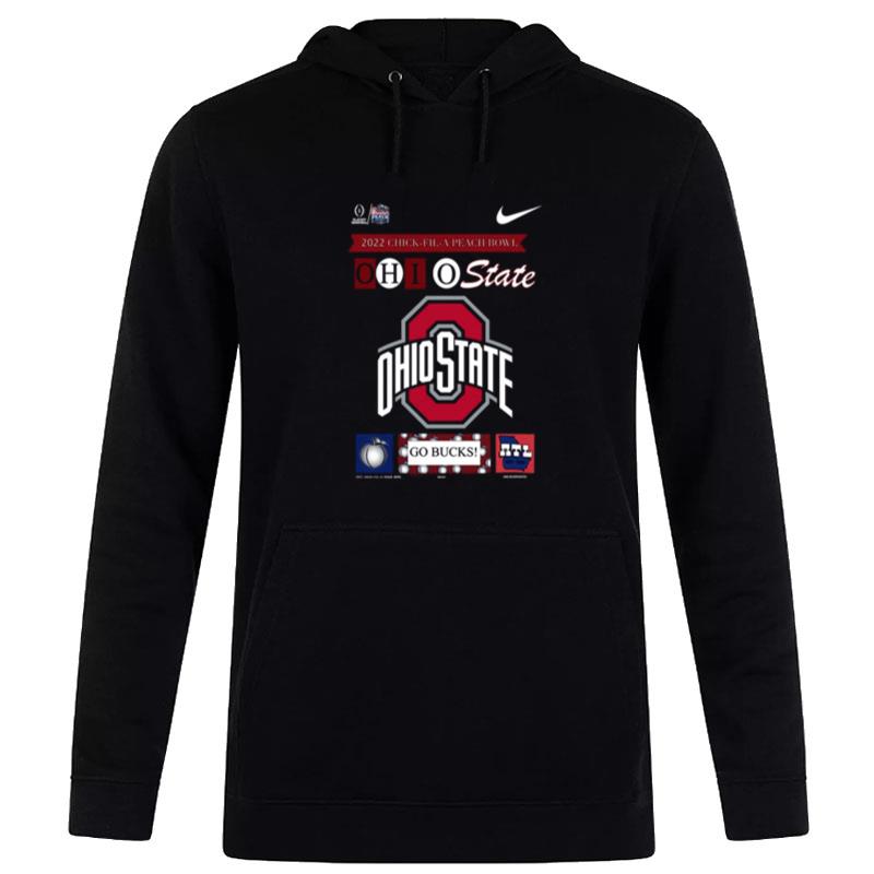 Nike 2022 Chick Fil A Peach Bowl Ohio State Go Bucks Hoodie