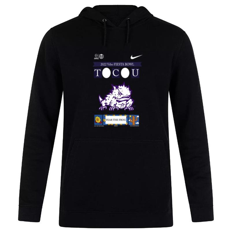 Nike 2022 Vrbo Fiesta Bowl Tcu Fear The Frog Hoodie