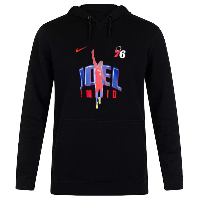 Nike Joel Embiid Black Philadelphia 76Ers Hero Performance Hoodie