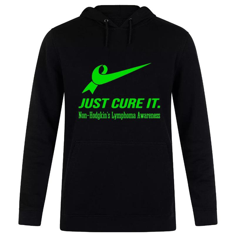 Nike Logo X Just Cure It Non Hodgkin'S Lymphoma Awareness Hoodie