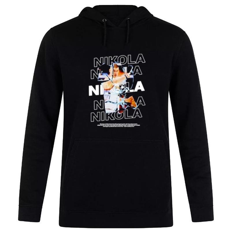 Nikola Jokic Denver Nuggets Broken Mirror Hoodie