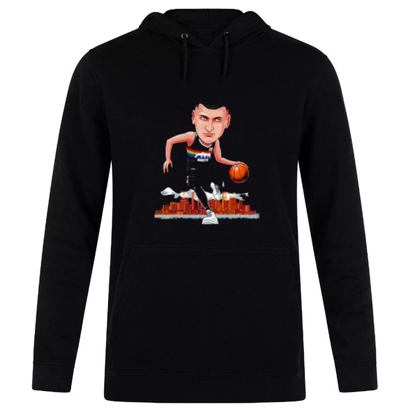 Nikola Jokic Denver Nuggets Cartoon Hoodie