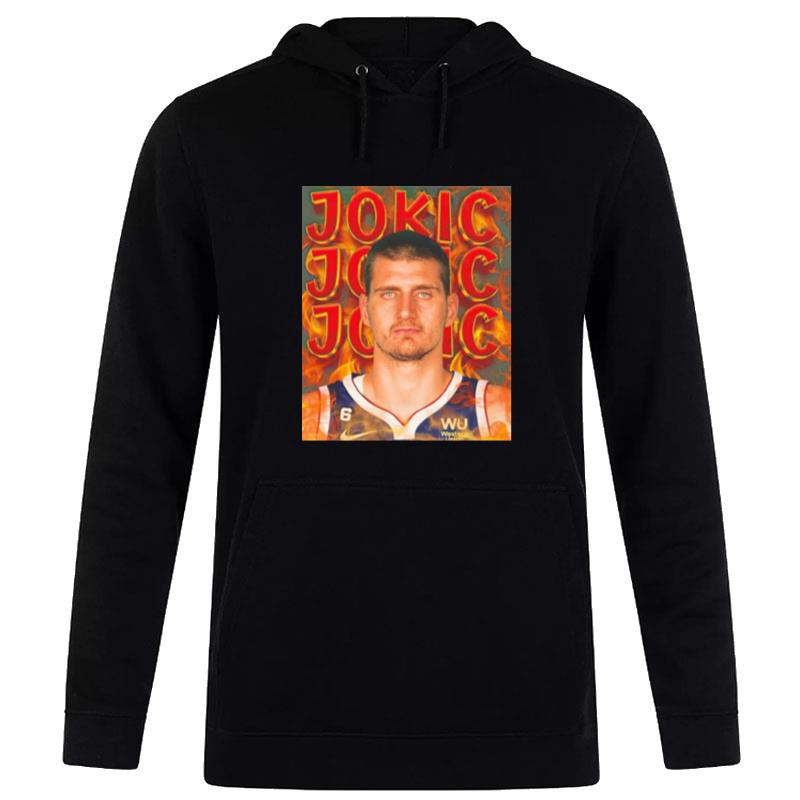 Nikola Jokic Fire Photo Hoodie