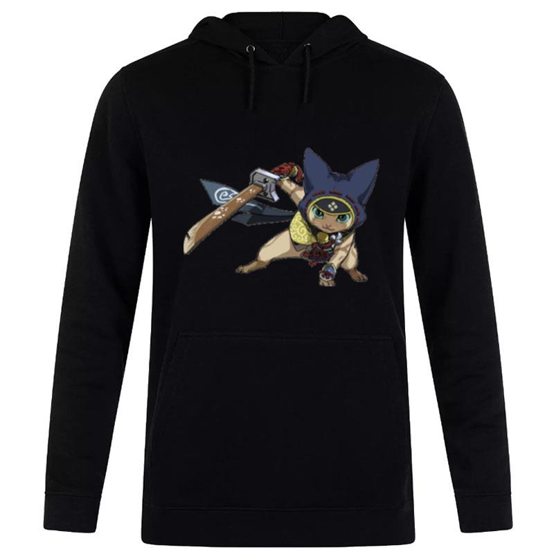 Ninja Felyne Monster Hunter Rise Hoodie