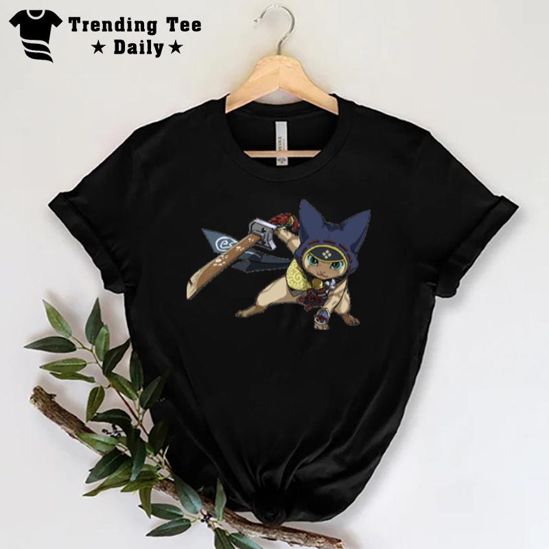 Ninja Felyne Monster Hunter Rise T-Shirt