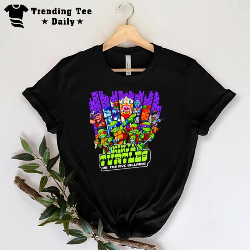 Ninja Turtles Vs. The Nyc Villains T-Shirt