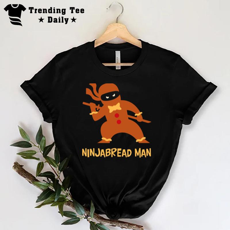 Ninjabread Man Funny Christmas Gingerbread Lover T-Shirt