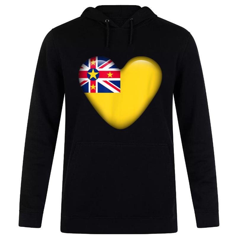 Niue Love Heart Country Flag Hoodie