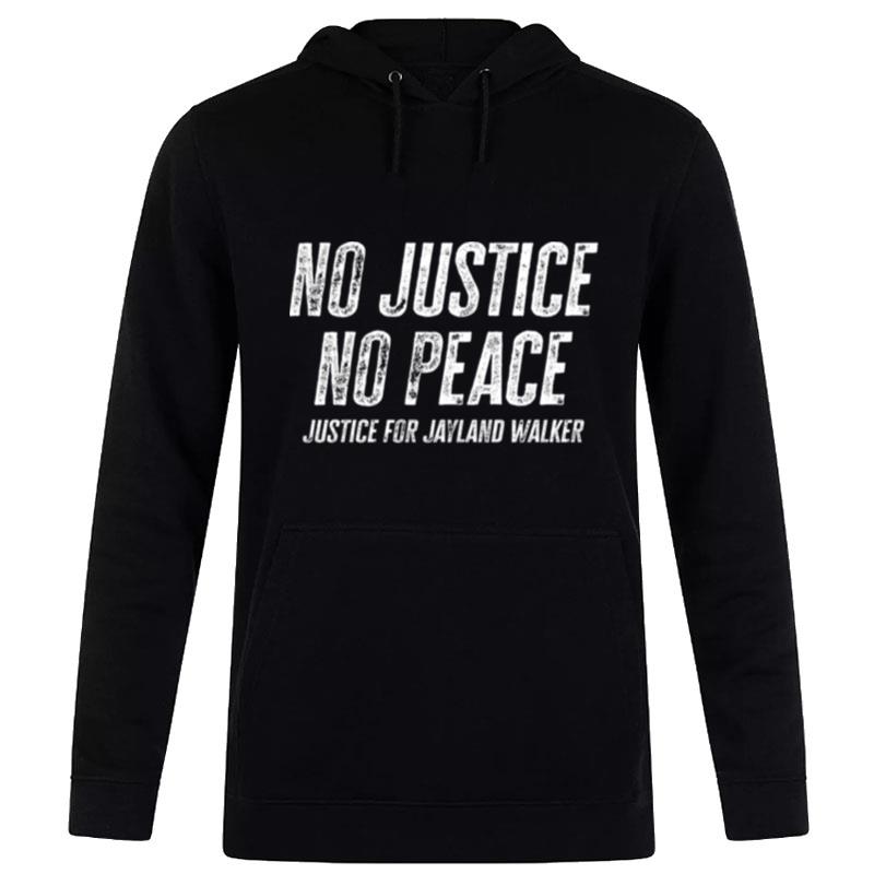 No Justice No Peace Justice For Jayland Walker Vintage Hoodie