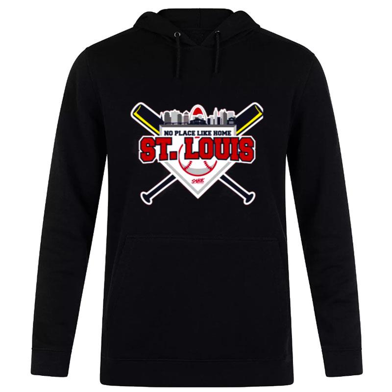 No Place Like Home St. Louis Baseball Design Smack Hoodie