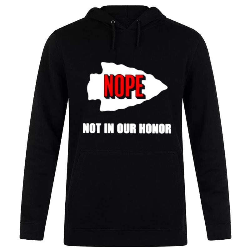 Nope Not In Our Honor Kansas Map Hoodie