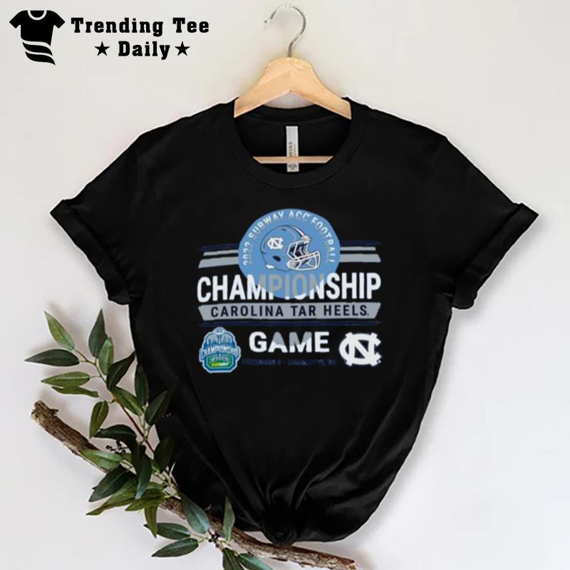 North Carolina Tar Heels Subway Atlantic Coast Conference Football Championship Game 2022 T-Shirt