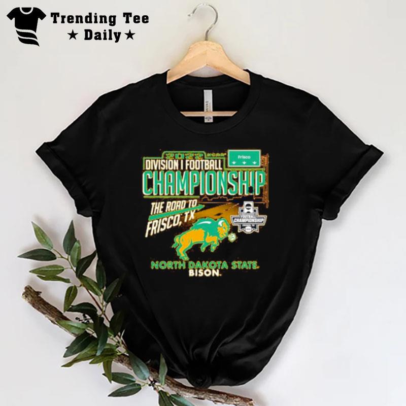 North Dakota State Bison 2022 Fcs Division I Football Championship T-Shirt