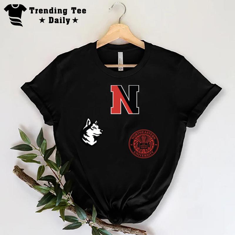 Northeastern Basics Sticker T-Shirt