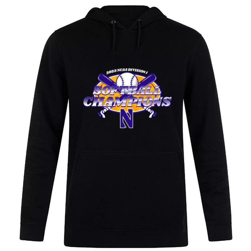 Northwestern Wildcats 2023 Ncaa Division I Softball Champions Hoodie