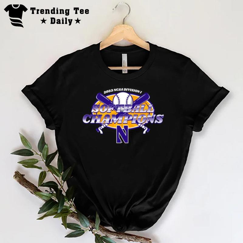 Northwestern Wildcats 2023 Ncaa Division I Softball Champions T-Shirt