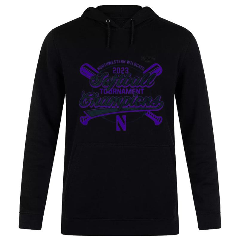 Northwestern Wildcats Ncaa Big Ten Softball Conference Tournament Champions 2023 Hoodie